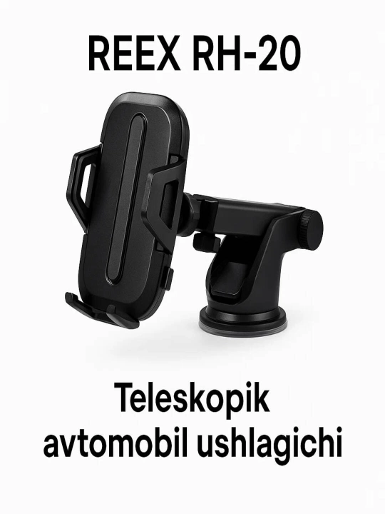 Автомобильный держатель телефона REEX RH-20 — телескопический кронштейн