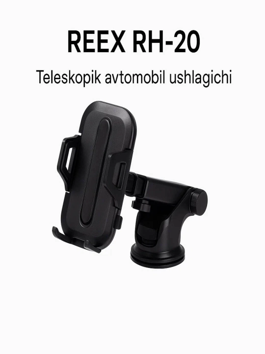 Автомобильный держатель телефона REEX RH-20 — телескопический кронштейн - 
