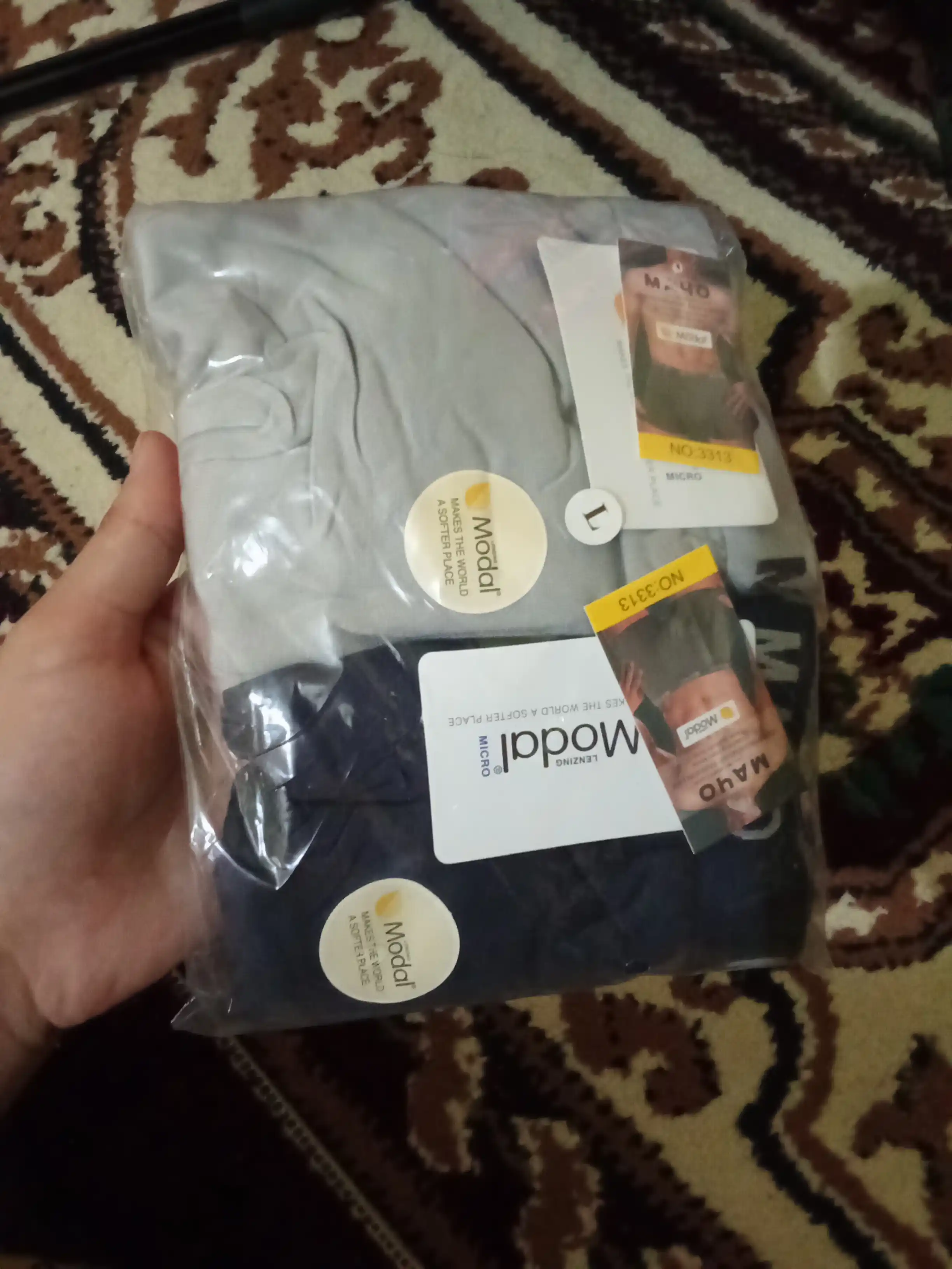 Erkaklar trusiklari 2 dona, bambuk-modal, yumshoq premium bokserlar