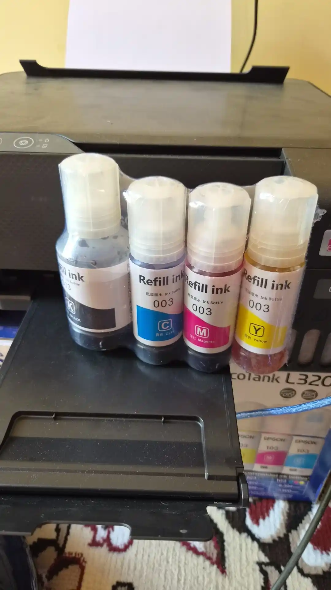Комплект чернил Epson 103/003, 4 цвета