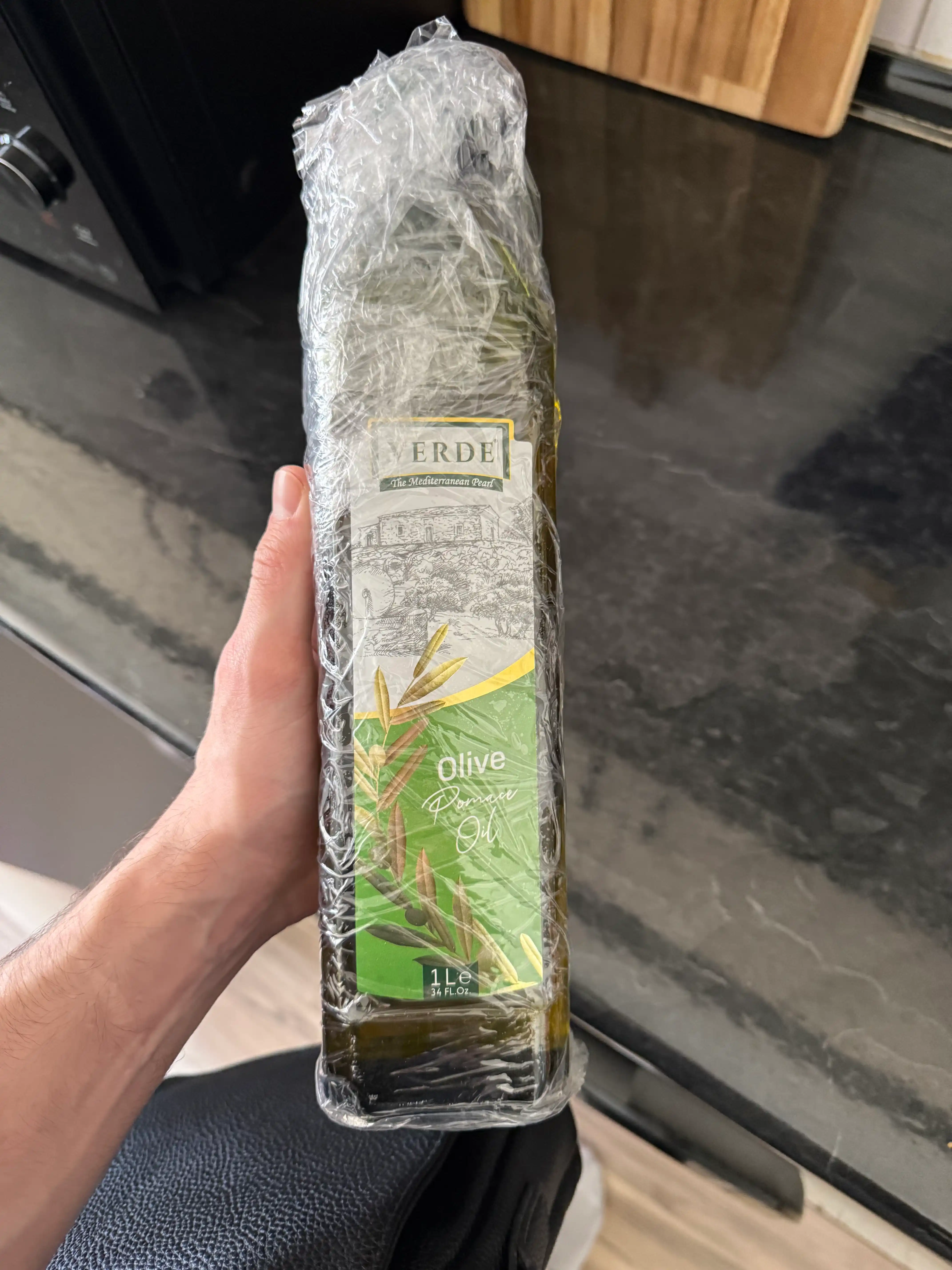 Olive Verde Pomace Oil zaytun yog'i, tozalangan, tovurish va salatlar, 1 litr