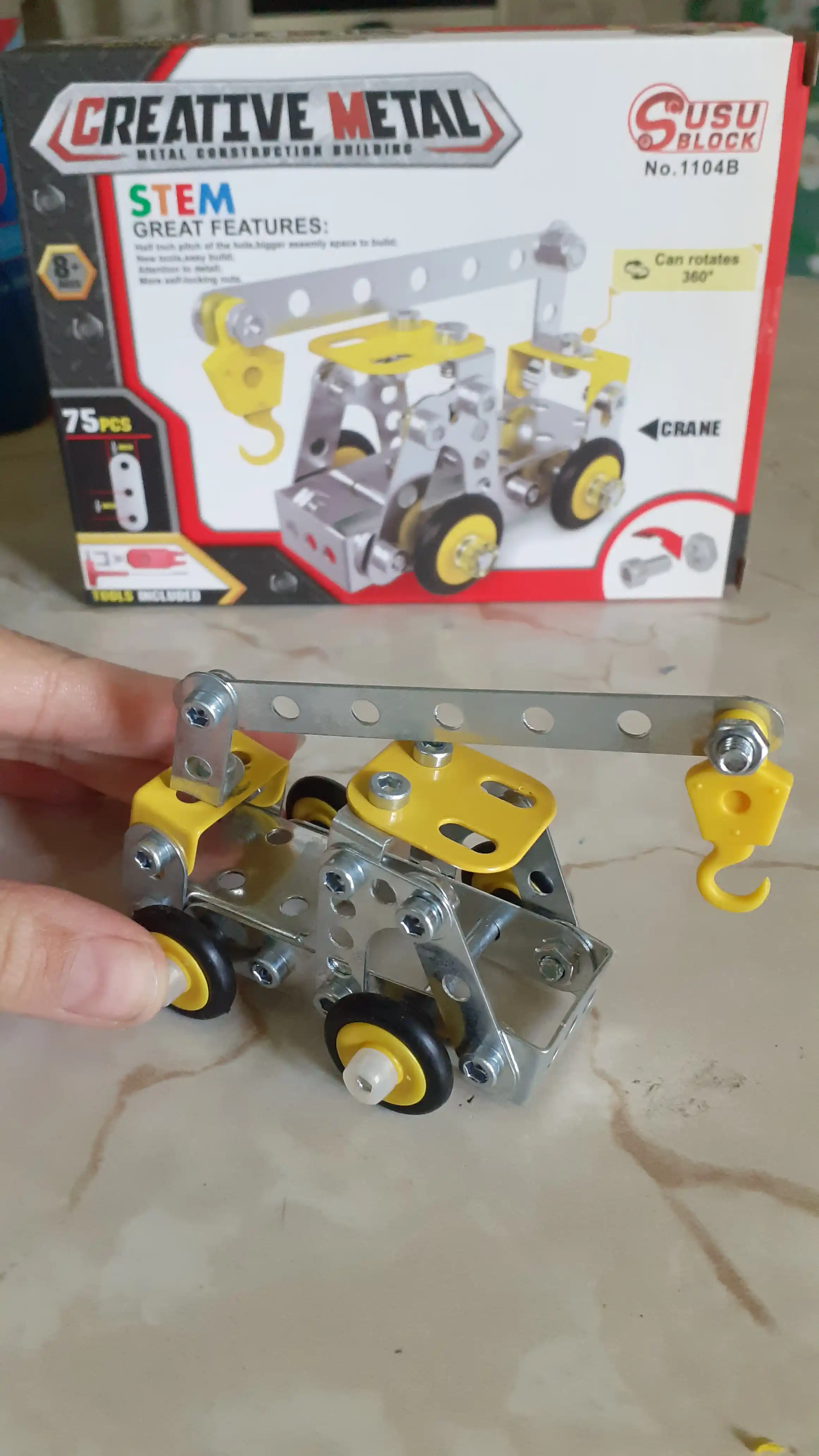 Металлический конструктор CREATIVE METAL, STEM Возраст 8+
