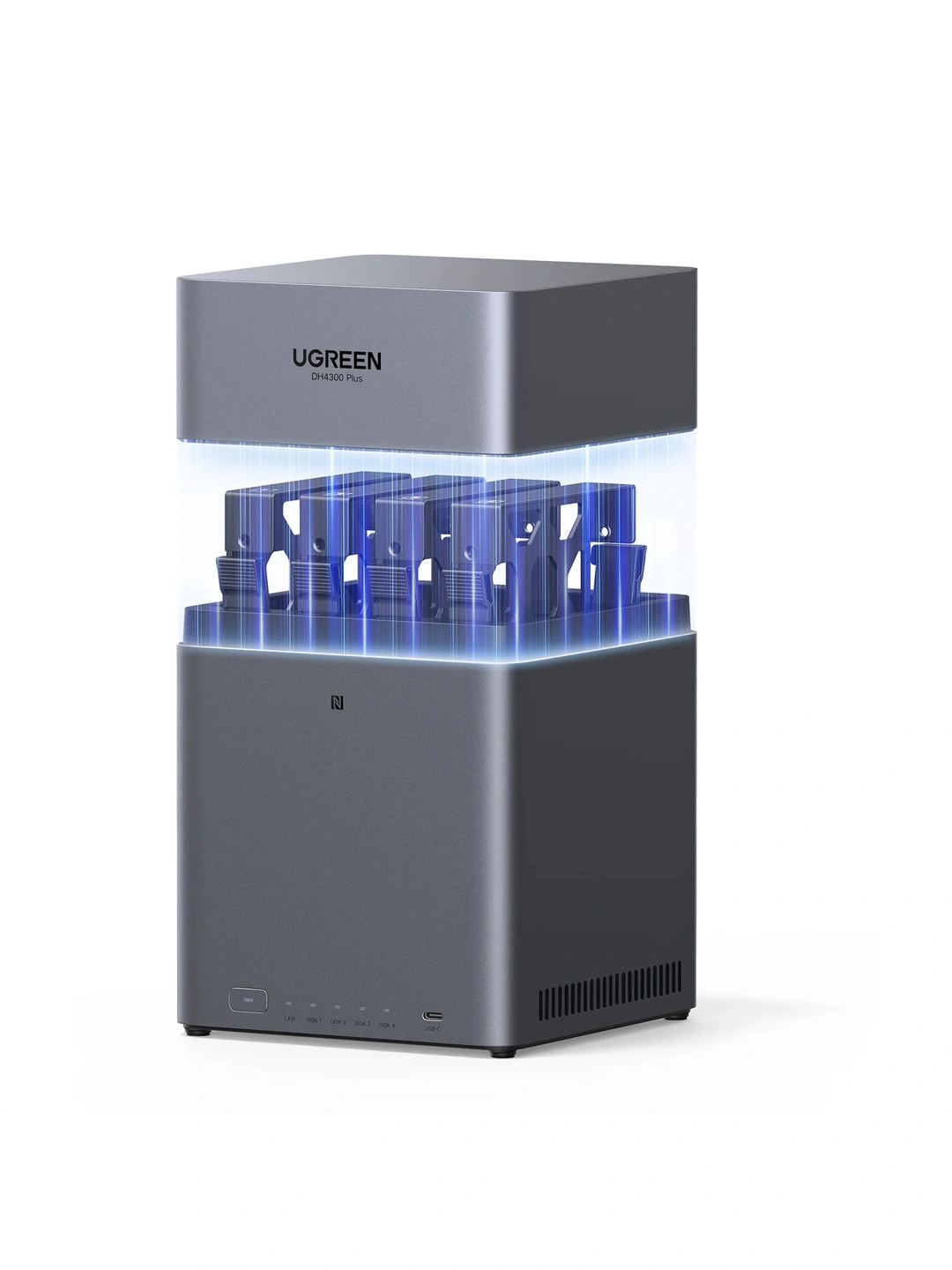 UGREEN NAS DH4300 Plus uy serveri, 4-bay, 128 TB gacha, NAS bulut, 2.5GbE, HDMI, saqlash tizimi 2