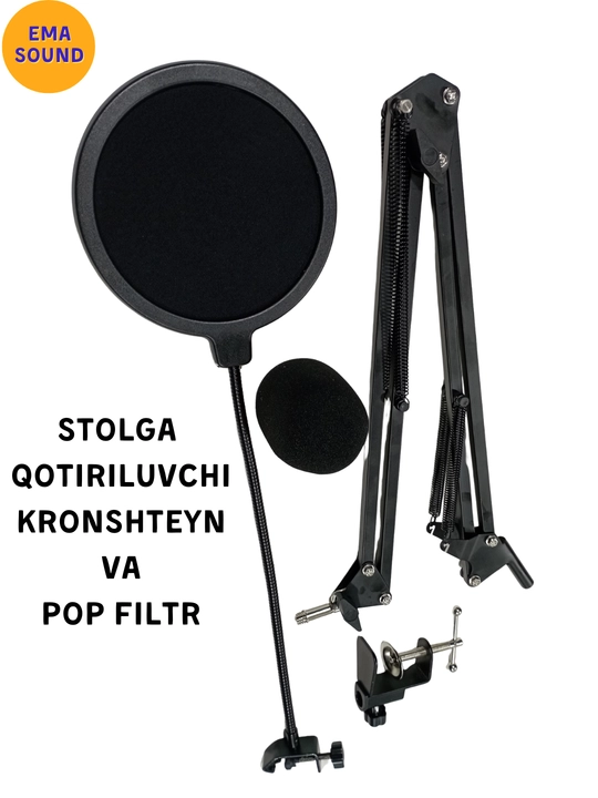 X50 Live Webcast kondensatorli mikrofon va tovush kartasi to‘plami