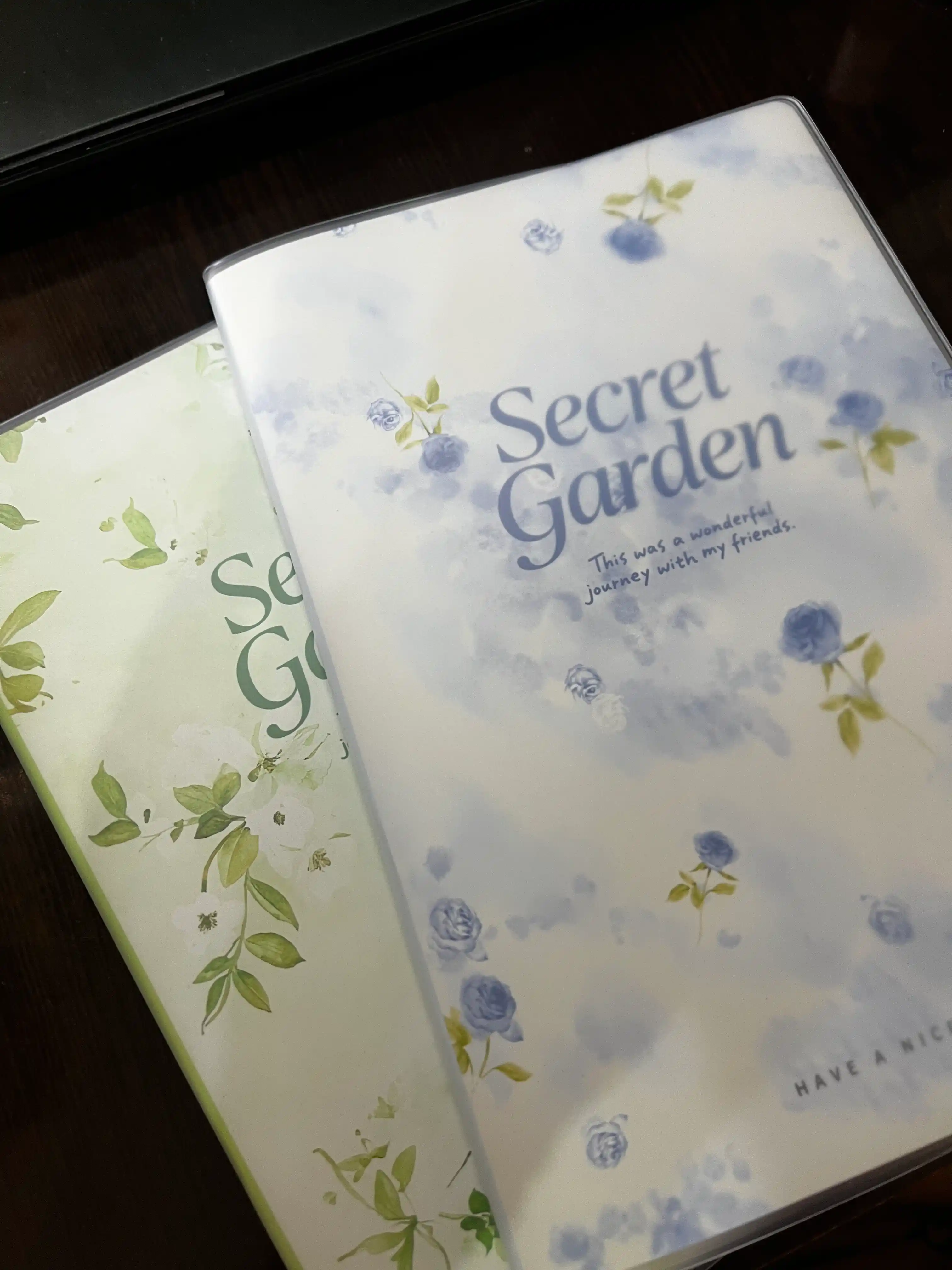 Secret Garden A5 daftar - 52 varaq, katakli, shaffof muqovali