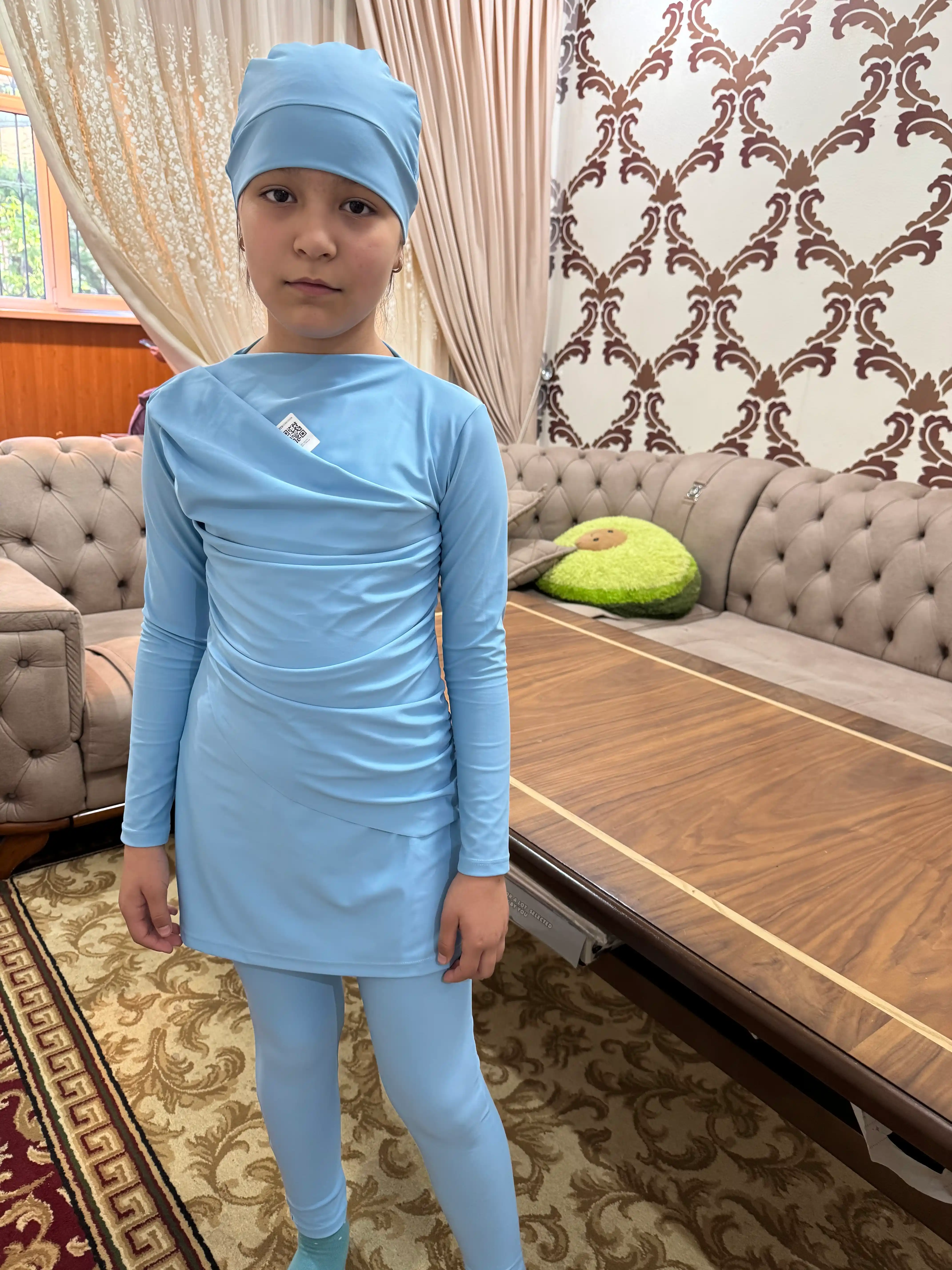 Bolalar uchun alohida yopiq mayo burkini, Musulmoncha kupalnik