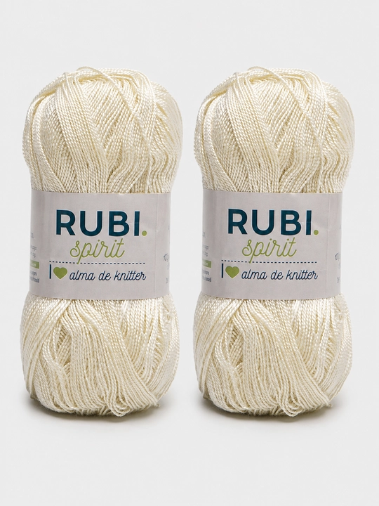 To'quv ipi Rubi - 500 m, 100 g, 100% akril, qadoqda 2 dona