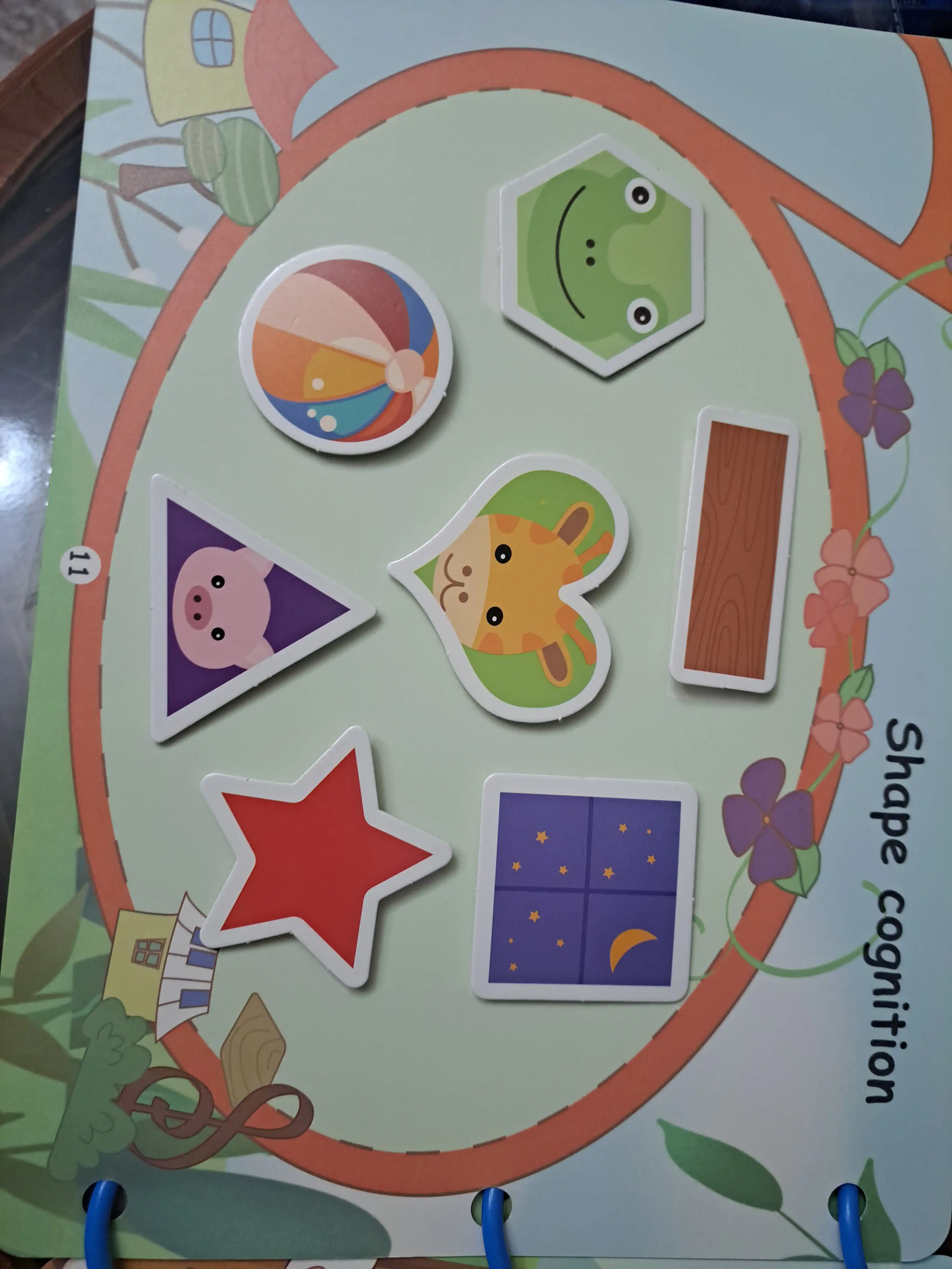 Развивающая книга Busybook, Монтессори на липучках