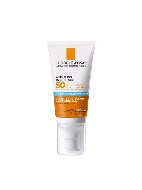 Увлажняющий крем SPF50+, LRP ANTGELIOS UVMUNE 400, 50 мл - 