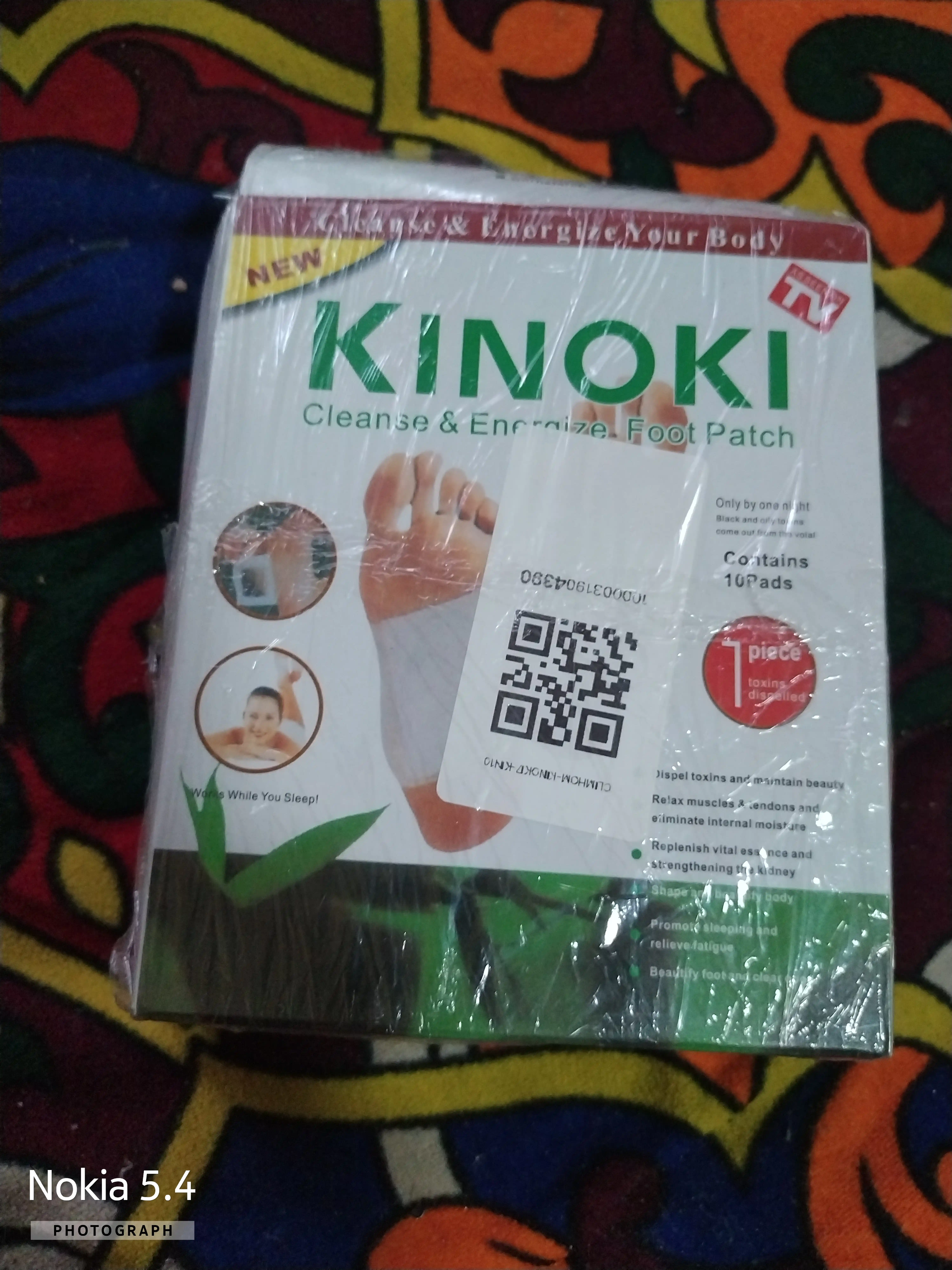 Kinoki Detox Foot Pads — детокс-пластыри для ног, 10 шт