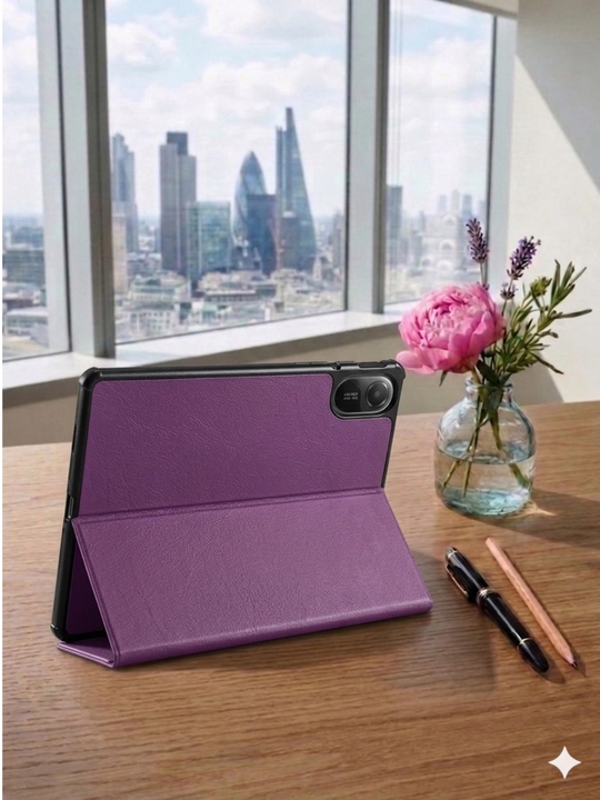 Xiaomi Redmi Pad 2 plansheti uchun g‘ilof, taglik funksiyasiga ega bo‘lgan himoya g‘ilof-kitobcha