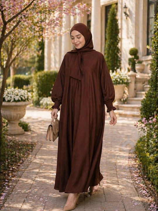 Ayollar uchun xijob kiyimlari - belmando paplin matosi baxor yoz kuz oylari  uchun abaya