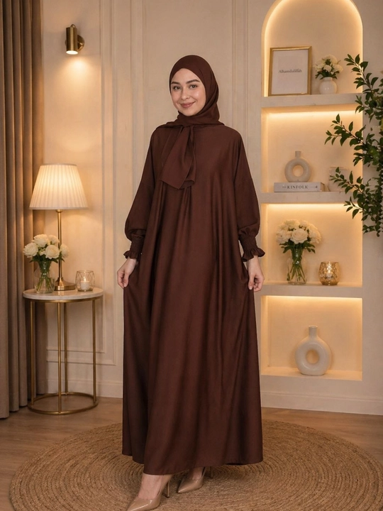 Ayollar uchun xijob kiyimlari - belmando paplin matosi baxor yoz kuz oylari  uchun abaya