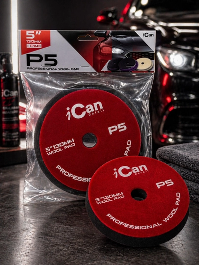 ICan P5 шерстяной полировальный круг 5 дюймов мощный режущий диск для полировки автомобиля — ICANDET-ICANP5