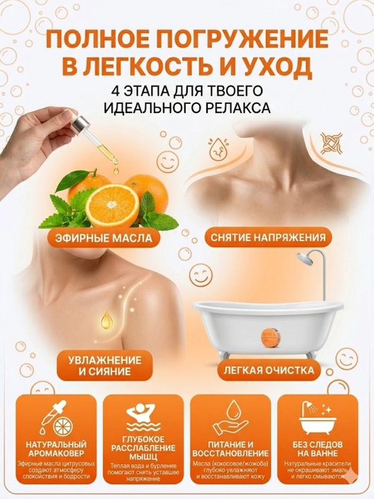Таблетка бурлящая бомбочка для ванны Fabrik cosmetology Позитивин 130 г