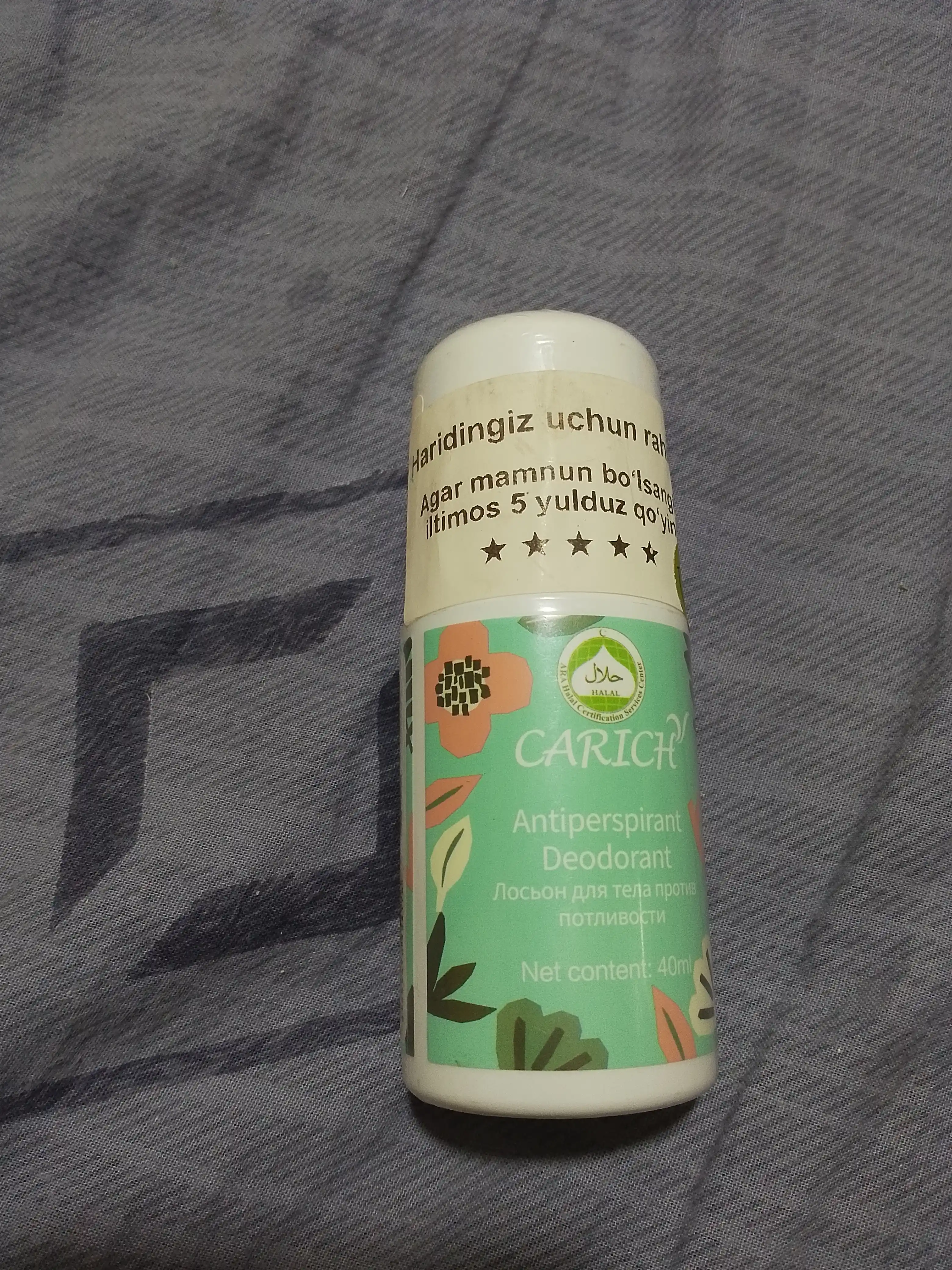 CARICH teringa qarshi rolikli dezodorant, 40 ml