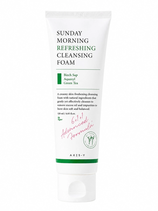 Axis-Y Sunday Morning Refreshing Cleansing Foam – очищающая пенка для лица, 120 мл