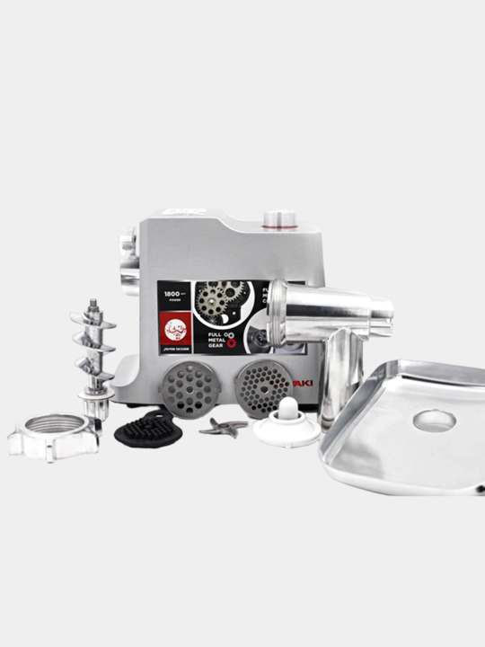 Shivaki MG-3750 go'sht maydalagich, 1800 Vt quvvatga ega - daqiqasiga 2,5 kg ish qismi