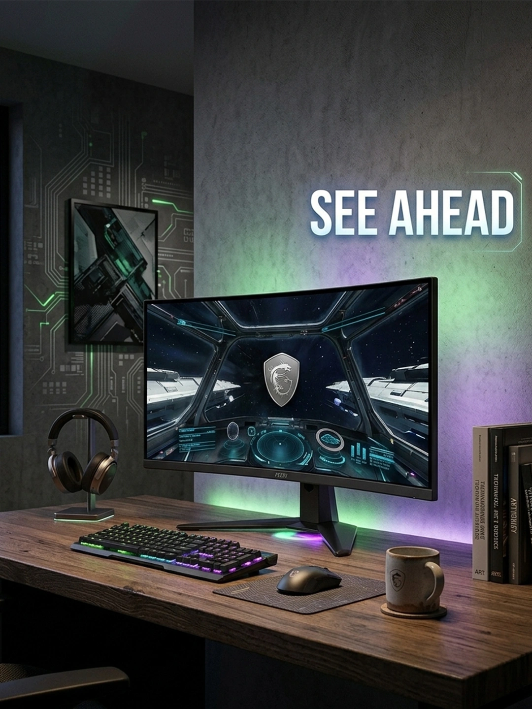 Monitor MSI MAG401QR 40", UWQHD 3440x1440px, 155Hz, IPS, o'yin uchun ultra keng monitor