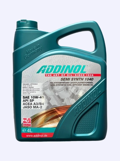 Addinol Semi Synth 1040 10W-40 4 Литра — UNIAVTO-ADINOLSEMISYNTH10W404L