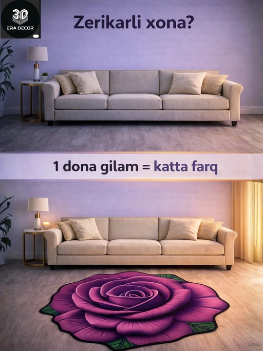 3D vannaga gilam, hammom uchun gilamcha, vanna gilam, sirpanmaydigan