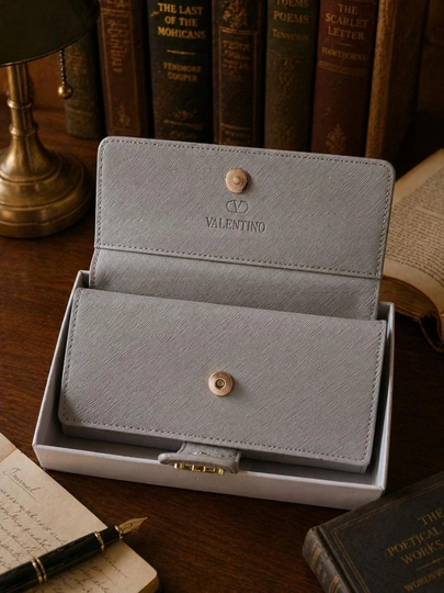 Кошелёк Valentino — ZARIBAG-HAMVALENTINO2026-СЕРЫЙ