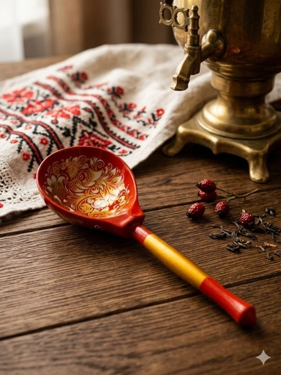 Tabiiy yog‘ochdan yasalgan qoshiq, ekologik toza - 