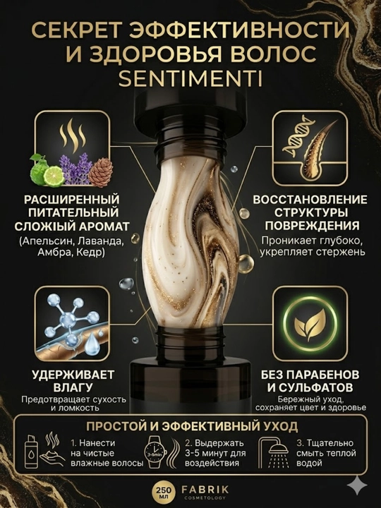 Fabrik Cosmetology brendining Sentimenti atirli dush geli