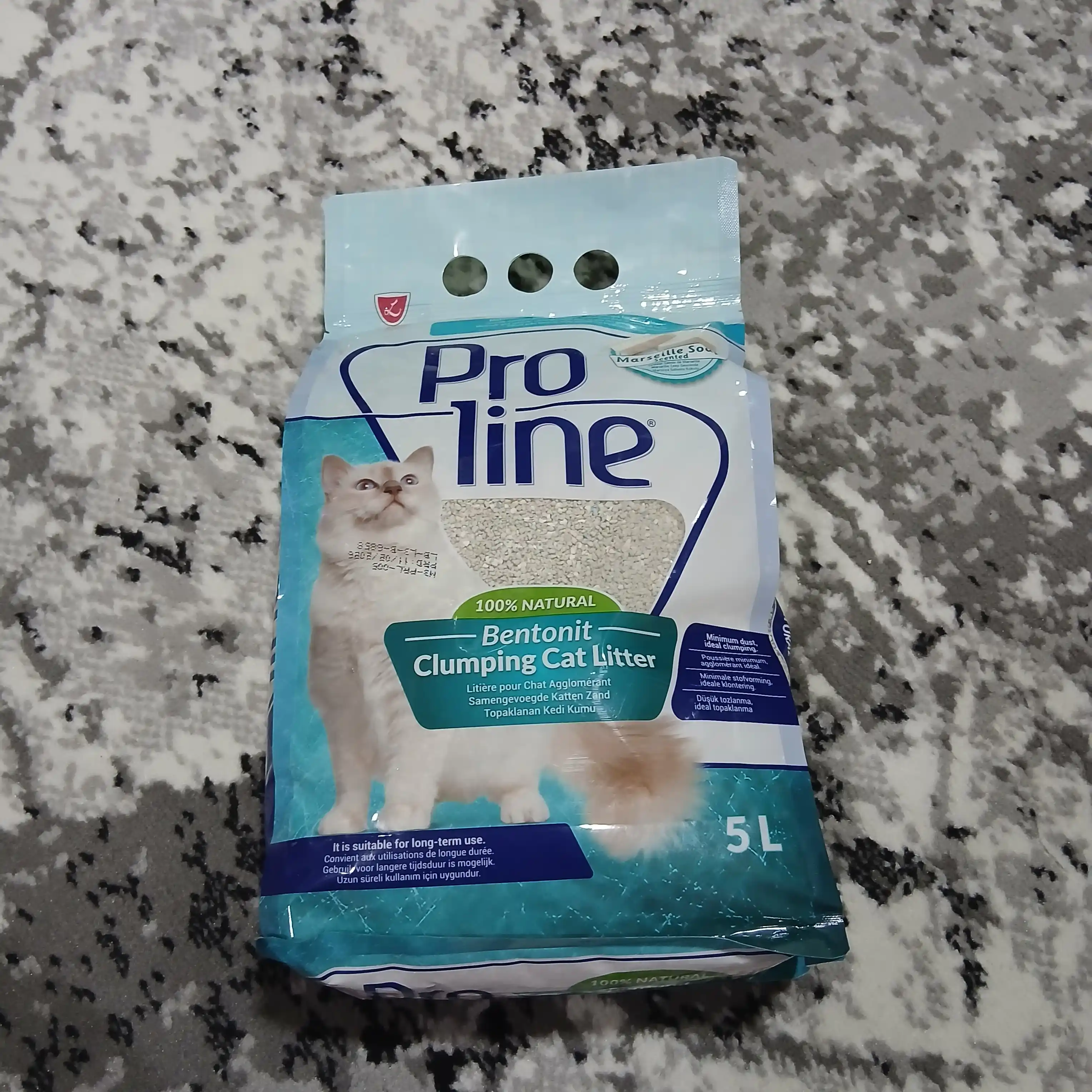 Proline bentonit to'planuvchan to'ldiruvchi, marsel sovunining xushbo'y hidi bilan 4.25 kg
