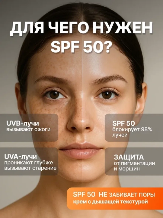 Prorance SPF 50+ oqartiruvchi quyoshdan himoyalovchi krem, pigmentatsiyaga qarshi, 70 ml