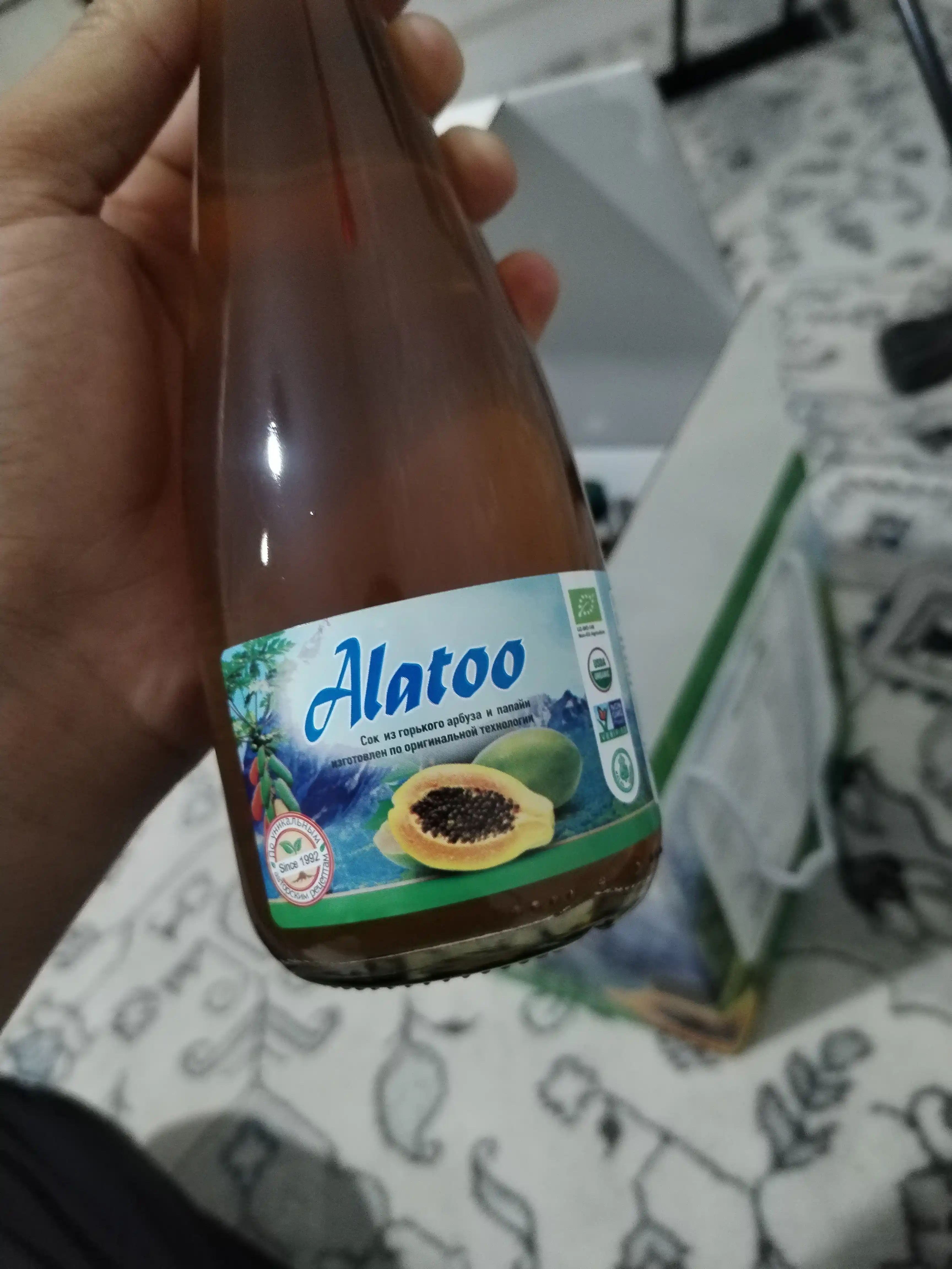 Сок Alatoo для очистки печени и организма, 330 мл 9 штук в боксе