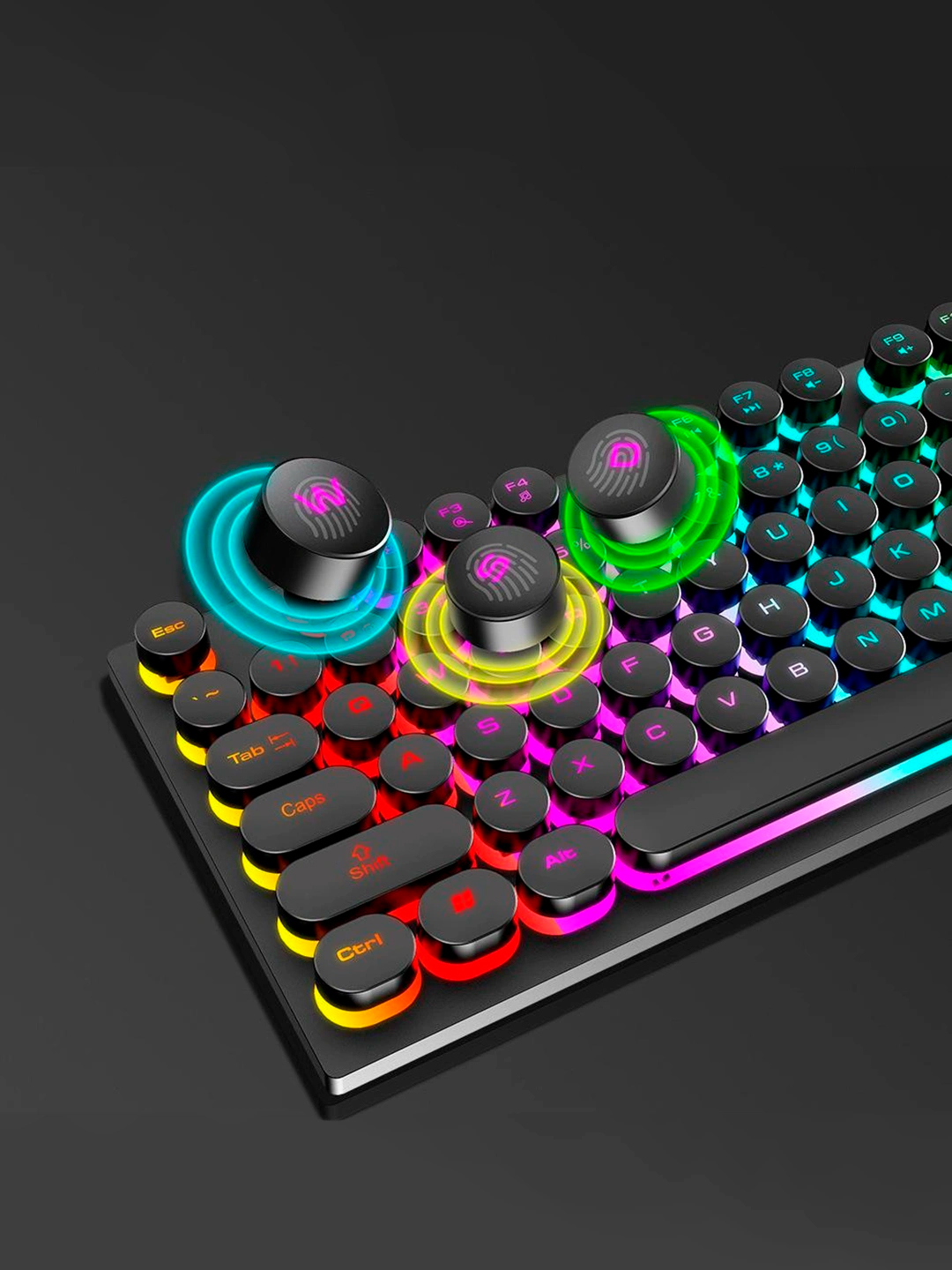 Игровая клавиатура и мышь T-wolf TF200, TF270, с RGB-подсветкой