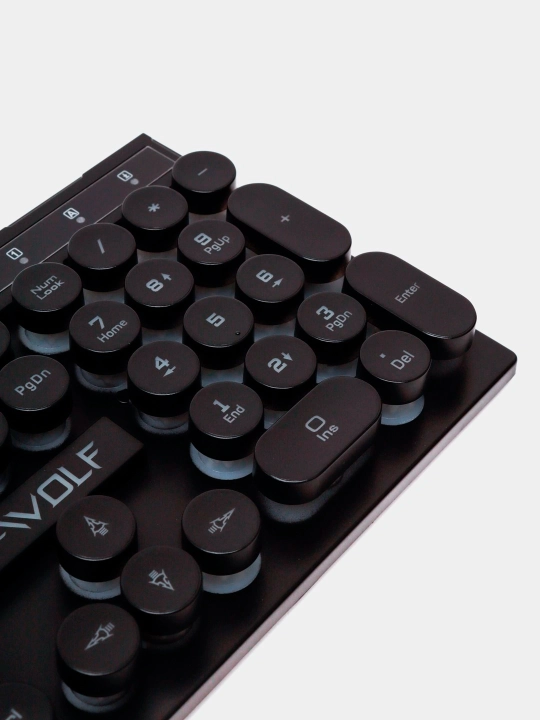Игровая клавиатура и мышь T-wolf TF200, TF270, с RGB-подсветкой