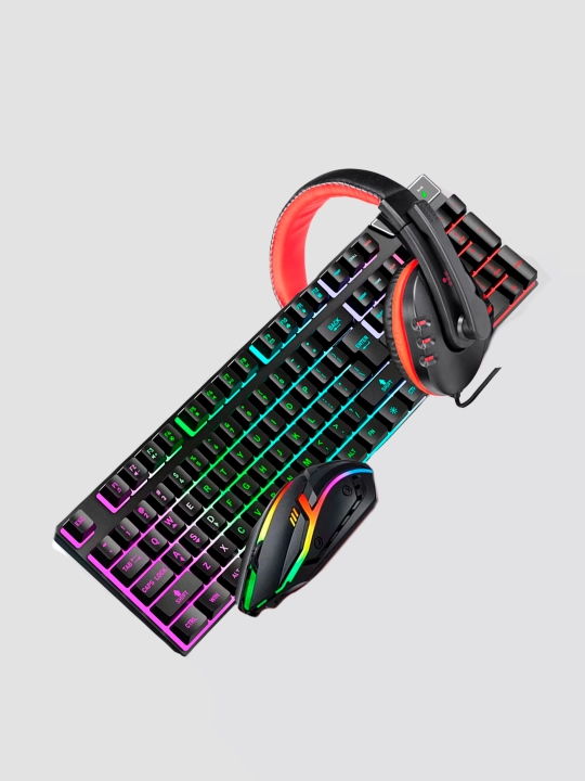 Игровая клавиатура и мышь T-wolf TF200, TF270, с RGB-подсветкой