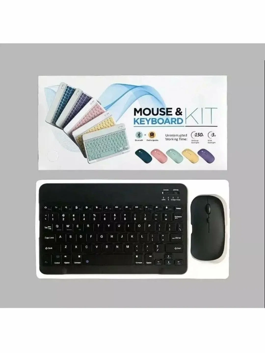 Ultra-yupqa simsiz Bluetooth klaviatura va sichqoncha to'plami Mouse Keyboard
