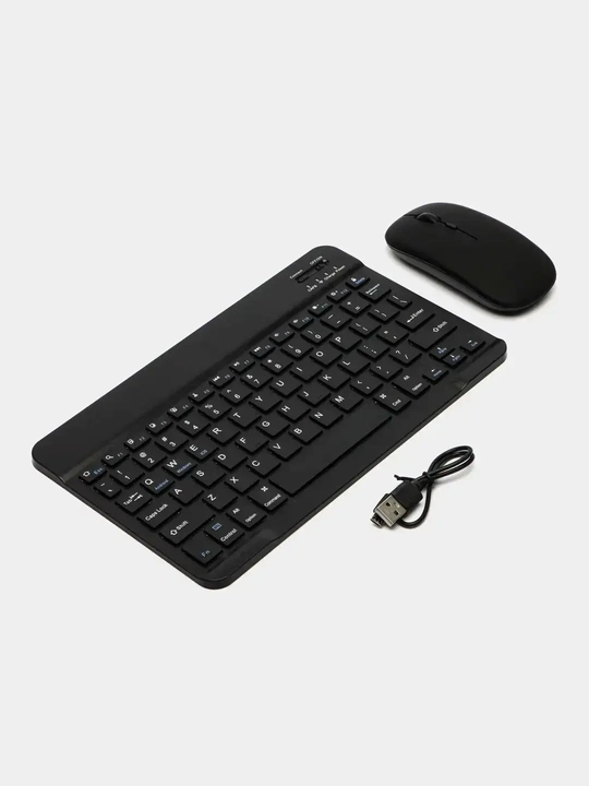 Ultra-yupqa simsiz Bluetooth klaviatura va sichqoncha to'plami Mouse Keyboard