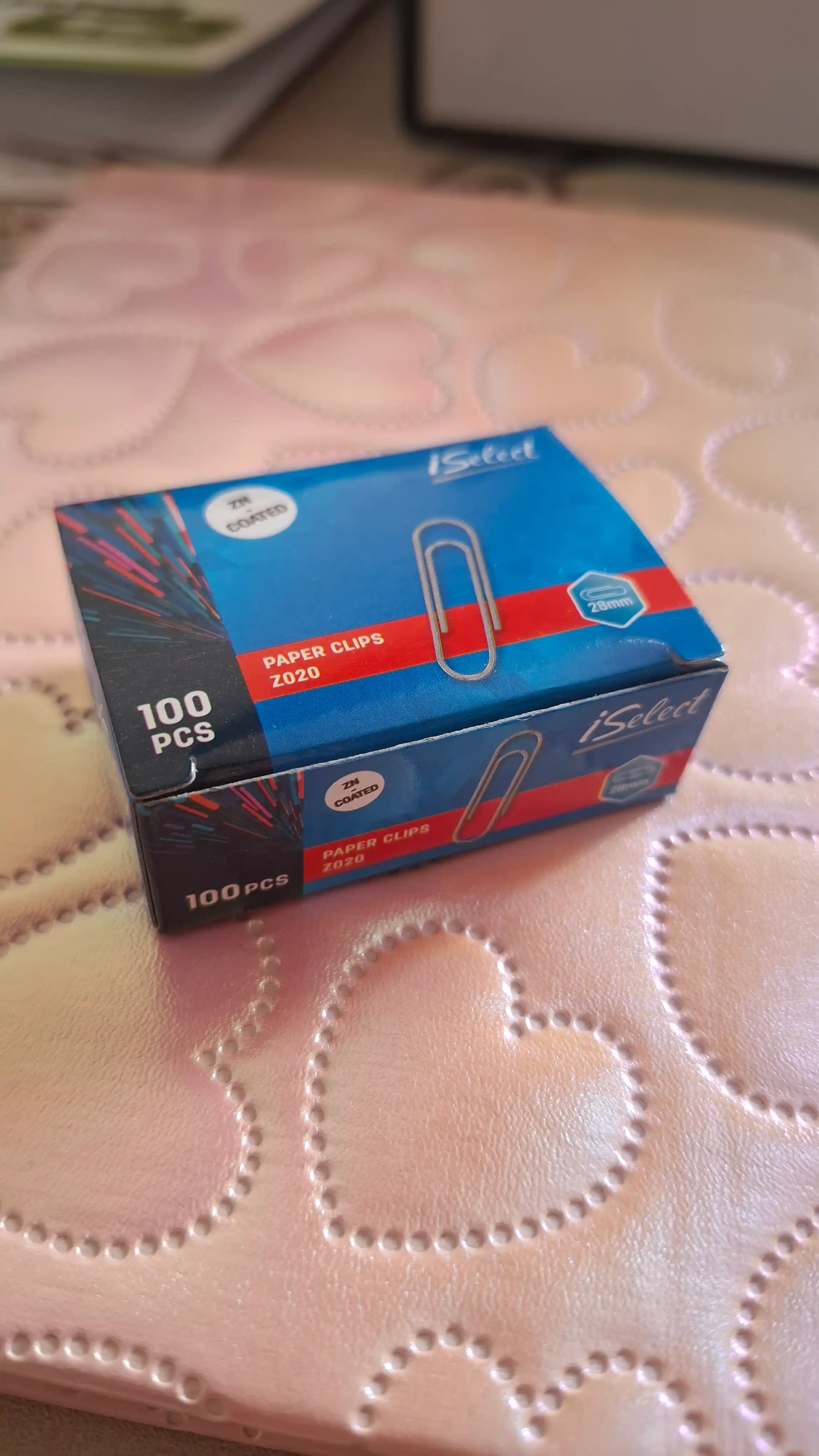 Скрепки, 28 мм, 100 шт, iSelect EZ020 Deli