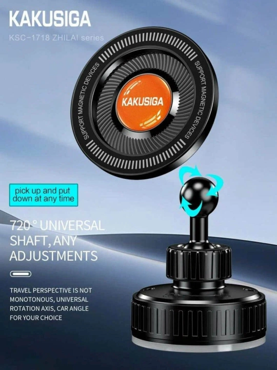 Автомобильный держатель для телефона Kakusiga KSC-172, 360° вращение, надёжная фиксация