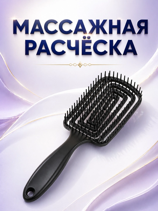 Massajli taroq, havo o‘tkazuvchi, hajm beruvchi, quruq va nam soch uchun