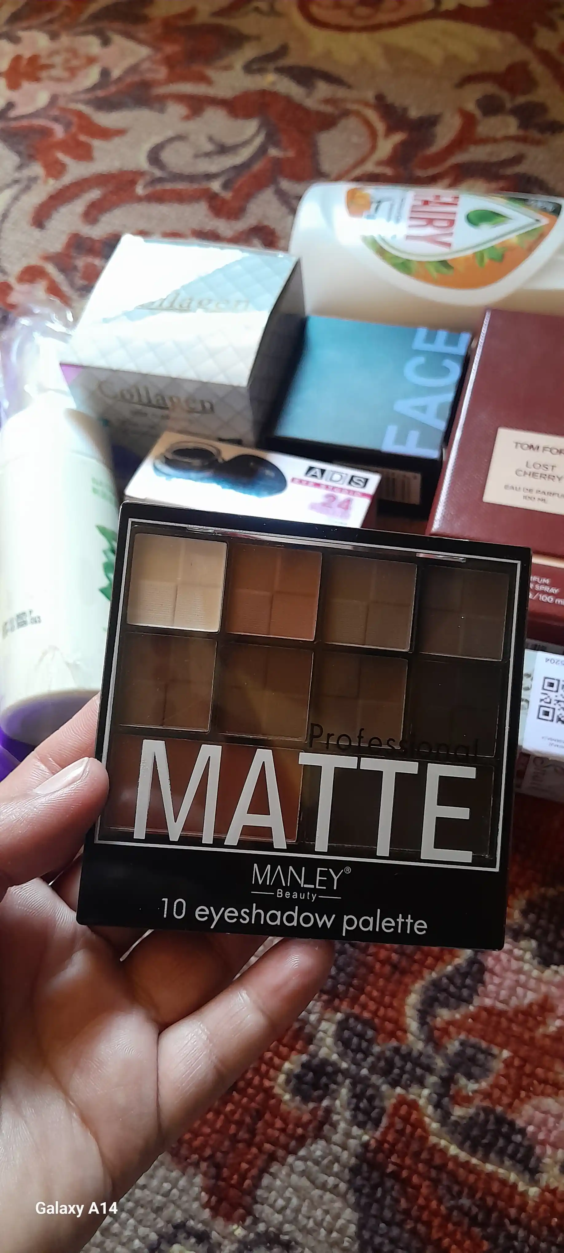 Палитра матовых теней для век, MATTE PROFESSIONAL тени для кожи вокруг глаз, из 10 цветов