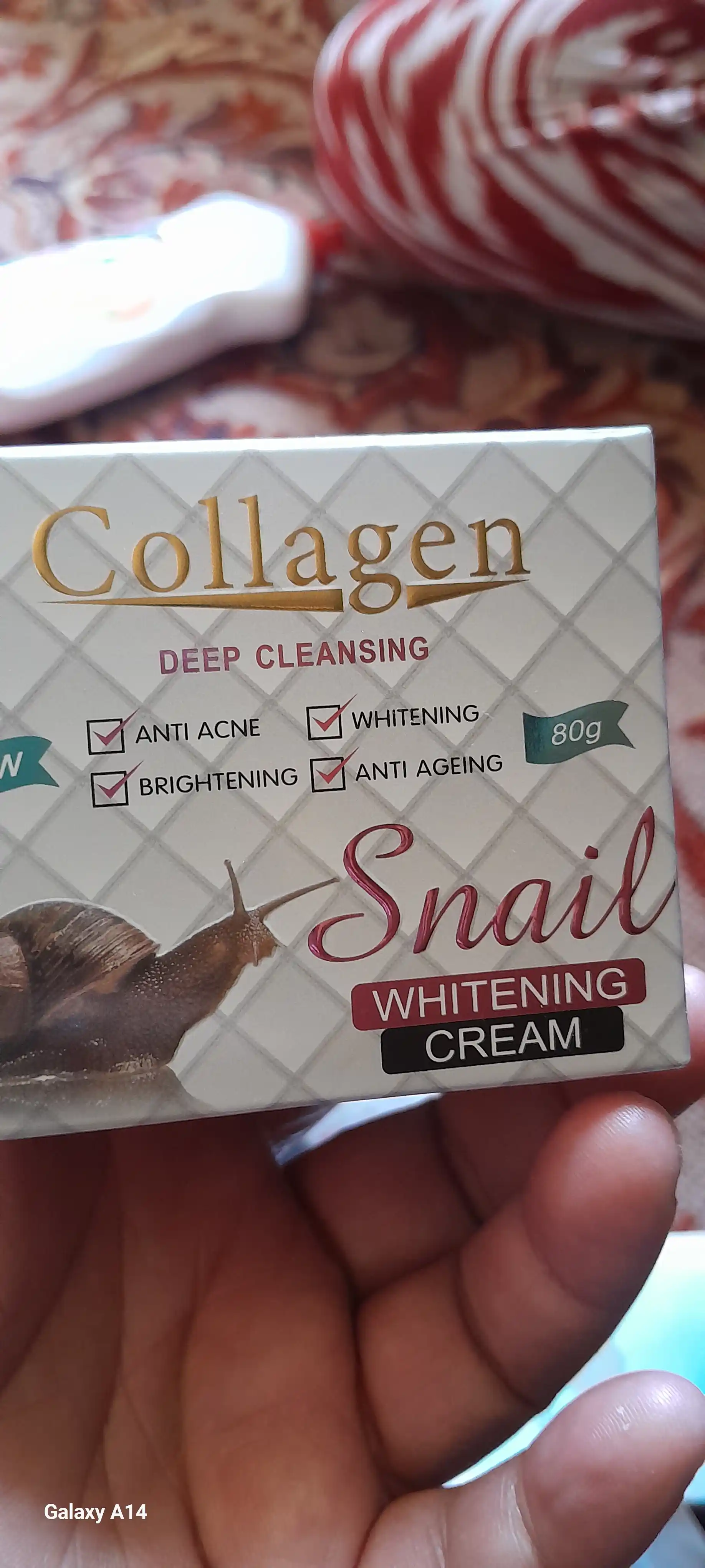 Крем для лица Collagen, отбеливающий крем, анти-акне и антивозрастной, 4 в 1, 80 г