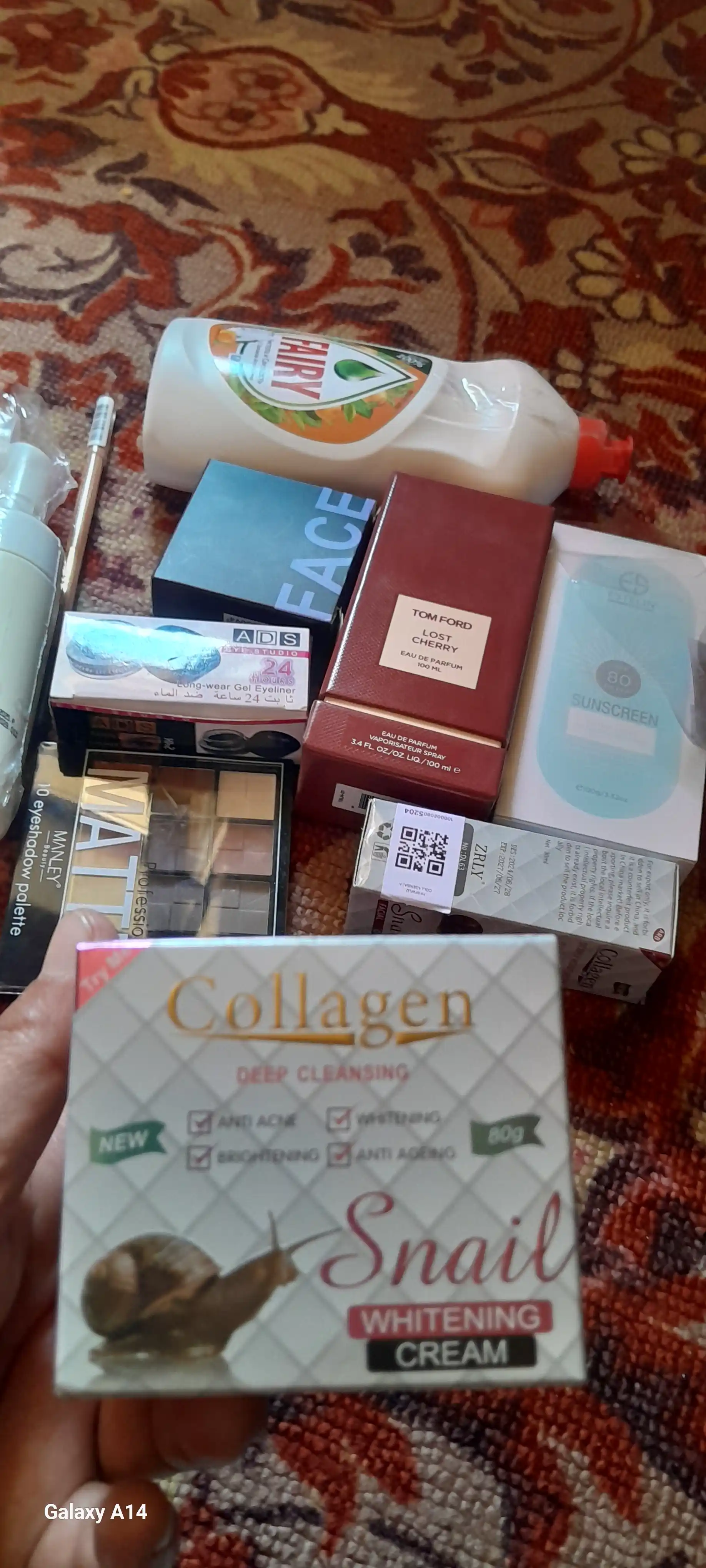 Крем для лица Collagen, отбеливающий крем, анти-акне и антивозрастной, 4 в 1, 80 г