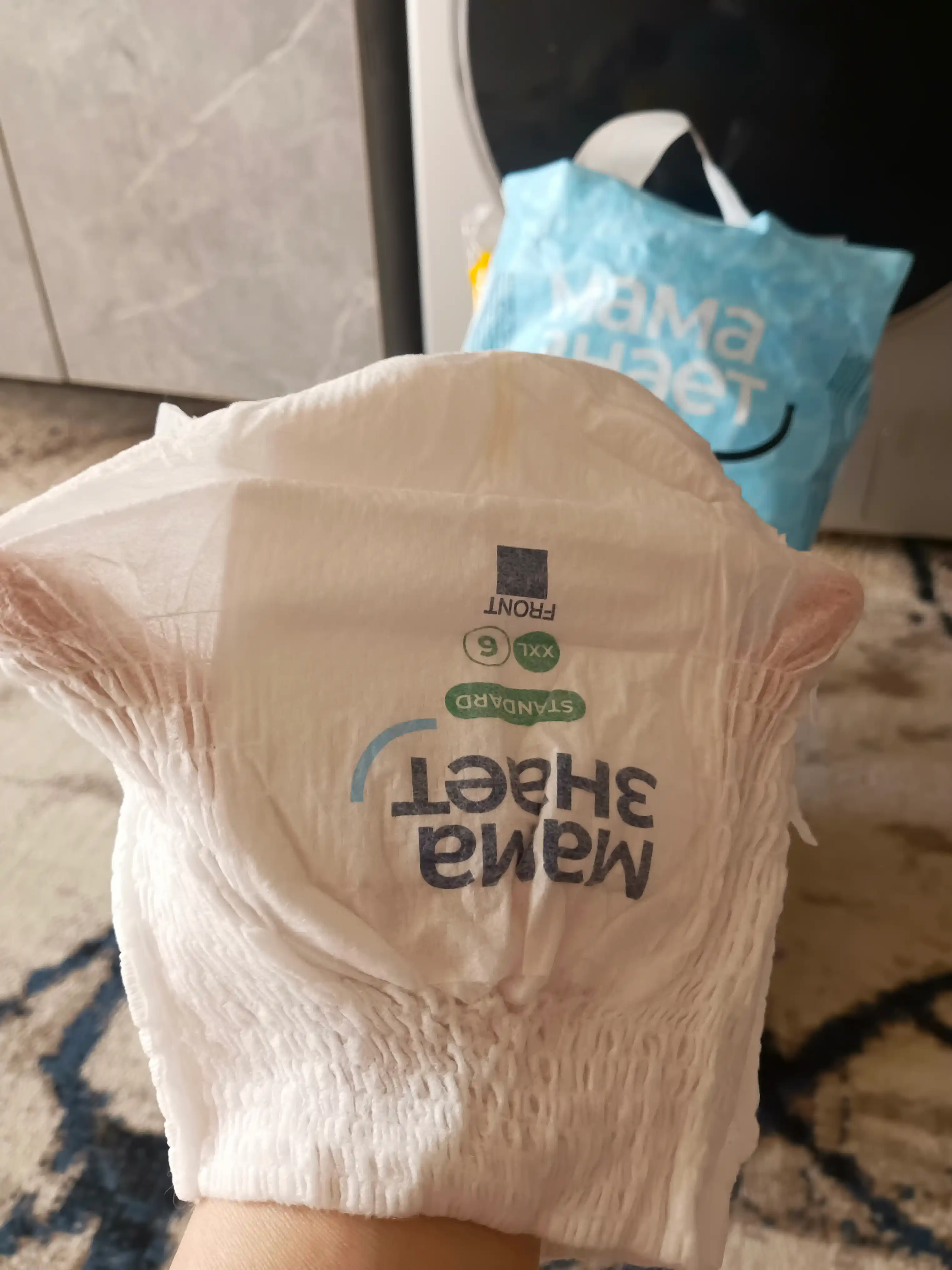 Mama Znaet bolalar uchun gipoallergen standard trusiklar, taglik o‘lchamlari M, L, XL, XLL