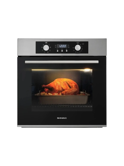 Shivaki S6703 Inox o‘rnatiladigan elektr duxovka, 58 L, konveksiya, grill, A klass - 