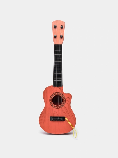 Игрушечная гитара для детей из мультика 41 см, 4 струнны — ENJOYTO-GITARAPAKETLI-ОРАНЖ