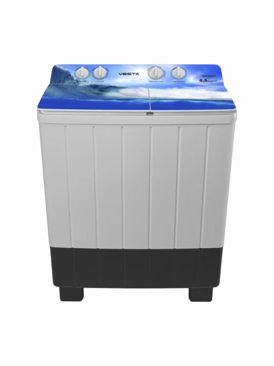 Стиральная машина Vesta WMG85P Water 01 8.5 кг полуавтомат, вертикальная, с отжимом - 