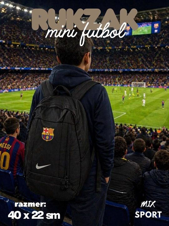 Futbol uchun mini rukzak, barsetka butsi va forma uchun