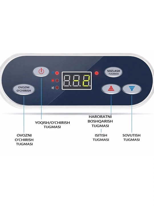 Avtomobil  Termoelektrik muzlatgich (Peltier xolodilnik) freonsiz ishlaydi 18L
