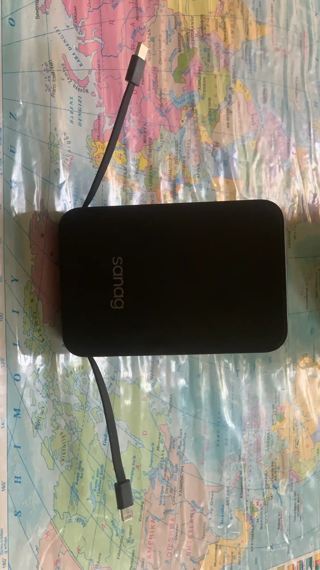 Magnitli powerbank Sanag K67 / K68 15 Vt simsiz va 20 Vt tez zaryad