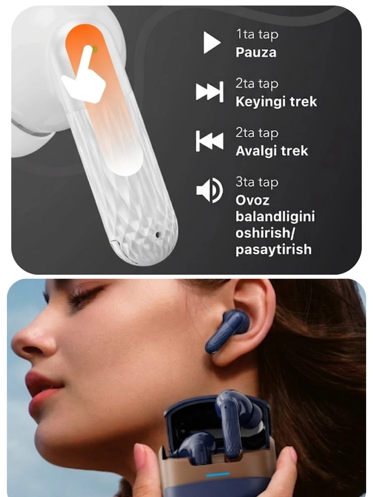 IPhone va Android uchun simsiz, Bluetooth sensorli quloqchinlar, Favza